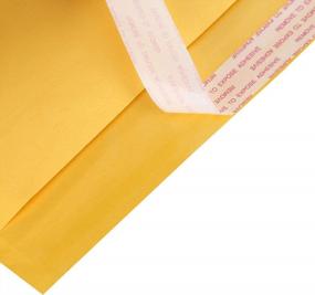 img 2 attached to 100 Pack 9.5 X 14.5 Kraft Bubble Mailer Padded Envelopes - PackageZoom #4 Shipping Envelopes