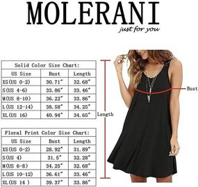 img 1 attached to MOLERANI Womens Casual Simple T Shirt Women's Clothing : Dresses