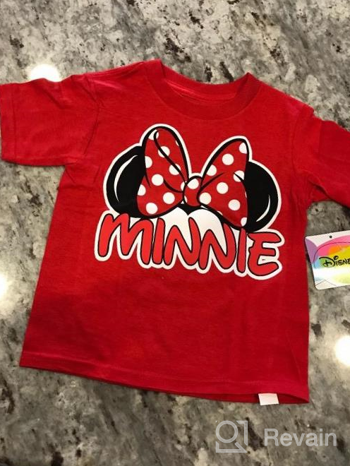 img 1 attached to Adorable Disney Minnie Mouse Little Girls Toddler Family T-Shirt - Red, 2T review by Krystal Saddler