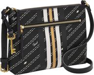 fossil zb7266001 fiona small crossbody women's handbags & wallets : crossbody bags logo