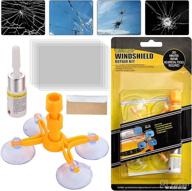 🔧 besworlds windshield repair kit - auto glass repair kit for chips, cracks, bulls-eye, star-shaped, nicks, half-moon, and crescents logo