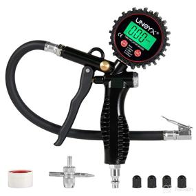 img 4 attached to 🚴 UNOYX Digital Tire Pressure Gauge: 150PSI Tire Inflator & Heavy Duty Air Chuck with Gauge for Car, Bike, RV, Truck, Motorcycle - Professional Accuracy