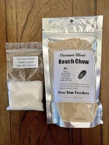 img 4 attached to 🦗 Premium 1/2 lb. Roach/Cricket Chow with 1 oz. Water Crystals Combo: A Five-Star Feeder Delight