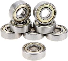 img 2 attached to Upgrade Your Skating Experience With RaceBon'S 8-Pack Of 72Mm 85A Polyurethane Wheels With Bearings
