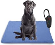 premium upgraded pet heating pad: waterproof, timer, adjustable temperature & auto off - ideal for dogs and cats logo