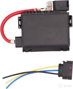 img 1 attached to 🔋 1J0937550 Battery Fuse Box Terminal with Wiring Harness Pigtail Connector - Compatible with 99-04 VW Beetle Jetta Bora Golf MK4