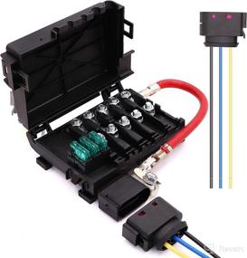 img 4 attached to 🔋 1J0937550 Battery Fuse Box Terminal with Wiring Harness Pigtail Connector - Compatible with 99-04 VW Beetle Jetta Bora Golf MK4