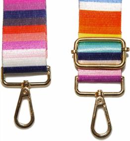 img 2 attached to Stylish AGAPASS Patterned Wide Purse Strap For Crossbody Totebags - Adjustable Bag Strap Replacement (3.8Cm Width)