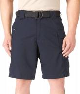 gear up in style: the 5.11 tactical men's taclite pro shorts with poly/cotton ripstop fabric and teflon finish - style 73287 logo