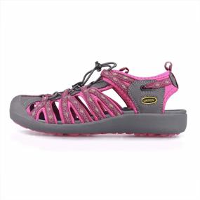 img 3 attached to 👟 GRITION Closed Toe Hiking Sandals for Women: Waterproof, Lightweight, and Adjustable – Ideal for Outdoor Adventures and Summer Comfort