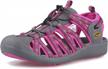 👟 grition closed toe hiking sandals for women: waterproof, lightweight, and adjustable – ideal for outdoor adventures and summer comfort logo