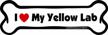 imagine this magnet yellow 2 inch logo