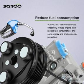 img 1 attached to 🔧 SCITOO CO 10759C AC Compressor Compatible with Mazda 3 2.0L 2.3L (2004-2009) and Mazda 5 2.3L (2006-2010)