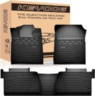 keyoog all weather automotive accessories compatible interior accessories : floor mats & cargo liners logo