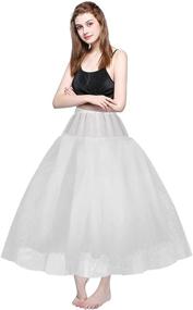 img 4 attached to Women'S Wedding Petticoat Crinoline Underskirt Slips For Bridal Gowns