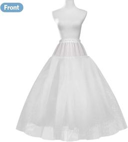 img 1 attached to Women'S Wedding Petticoat Crinoline Underskirt Slips For Bridal Gowns