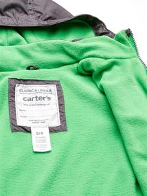 img 1 attached to 🧥 Carters Fleece Perfect Midweight Jacket: The Ultimate Boys' Clothing Essential - Jackets & Coats