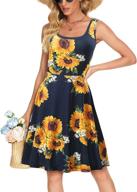 🌺 fensace hawaiian summer sundress floral 81: perfect women's clothing for stylish beach days logo