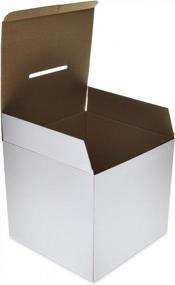 img 1 attached to Pack Of 10 Source One Small Deluxe Cardboard Donation Boxes, Lightweight And Customizable For Enhanced SEO