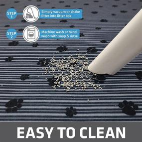 img 1 attached to 🐱 Drymate Original Cat Litter Mat: Mess-Free, Urine-Proof and Soft on Kitty Paws - Absorbent/Waterproof - Machine Washable - Durable (USA Made)