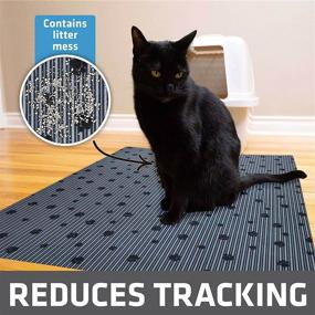 img 3 attached to 🐱 Drymate Original Cat Litter Mat: Mess-Free, Urine-Proof and Soft on Kitty Paws - Absorbent/Waterproof - Machine Washable - Durable (USA Made)