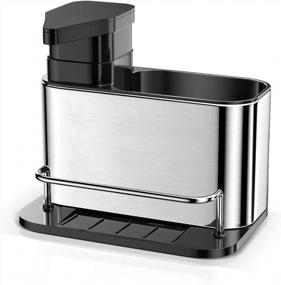 img 4 attached to Keep Your Kitchen And Bathroom Neat And Tidy With ODesign Stainless Steel Sink Caddy Dispenser - Ideal For Campers And RVs