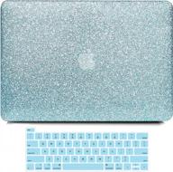 b belk macbook pro 16 inch case 2021 2020 2019 release a2141 - sparkly pu leather hard shell with keyboard cover - touch bar & touch id - protective shell logo