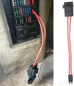 img 2 attached to 🔌 Specialized ECU Repair Car Fuse Holder Connector - Mini ATM, 32V, 20 Amp, 16 Gauge, Red Wire Cable - Efficient Tap and Test for Automotive Circuits, Ideal for Hard To Reach Fusebox Panels - 11.5 Inch