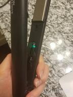 img 1 attached to Titanium Hair Straightener And Curling Iron - Professional Dual Voltage Flat Iron For Straightening And Curling Hair review by Kelli Ervin