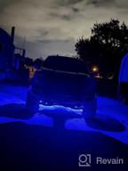 img 1 attached to Upgrade Your Off-Road Experience With OPT7 LED RGBW Rock Lights - 8Pcs Bluetooth Controlled Lighting Kit With Soundsync, Multicolor Modes, And IP68 Waterproofing! review by John Benjamin