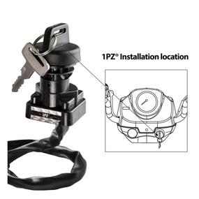 img 1 attached to 🔑 1PZ PX3-K01 Ignition Key Switch Replacement: Polaris Sportsman 335 500 4X4, Xpress 300 400L, Scrambler 400 500, Sport 400L, Trail Boss 250, Xplorer 300 400L, Magnum 425