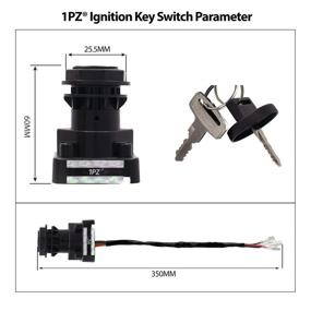 img 3 attached to 🔑 1PZ PX3-K01 Ignition Key Switch Replacement: Polaris Sportsman 335 500 4X4, Xpress 300 400L, Scrambler 400 500, Sport 400L, Trail Boss 250, Xplorer 300 400L, Magnum 425