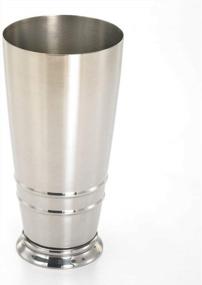 img 3 attached to Stainless Steel Cocktail Tin With Embossed Ribs - Large 28 Oz Capacity For Flawless Drink Mixing