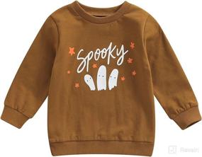 img 4 attached to Toddler Sweatshirt Pullover T Shirt Clothes Apparel & Accessories Baby Girls ~ Clothing