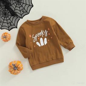 img 1 attached to Toddler Sweatshirt Pullover T Shirt Clothes Apparel & Accessories Baby Girls ~ Clothing