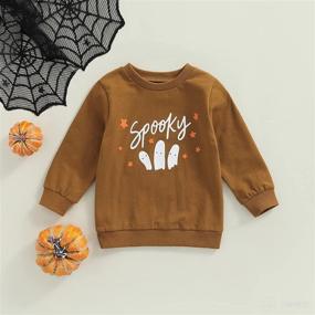 img 3 attached to Toddler Sweatshirt Pullover T Shirt Clothes Apparel & Accessories Baby Girls ~ Clothing