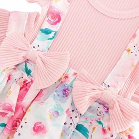 img 1 attached to Adorable Floral Bodysuit And Headband Set For Newborn Toddler Girls – Perfect Summer Casual Outfit By BFUSTYLE