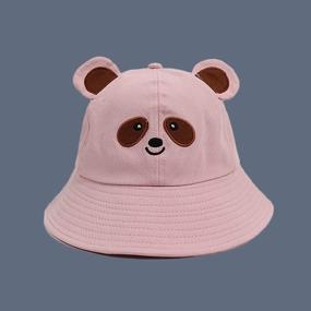 img 2 attached to Унисекс Jazzor Cute Frog Bucket Hat — защита от ультрафиолета и защита от солнца и складываемая рыбацкая шляпа