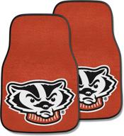 fanmats university wisconsin badgers carpet логотип