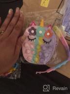 картинка 1 прикреплена к отзыву Unicorn Fidget Fun With I-FSK Pop Purse: Crossbody Bubble Popit Handbag For Girls, Perfect Unicorn Gift For Birthdays And Playtime! от Dean Partybus
