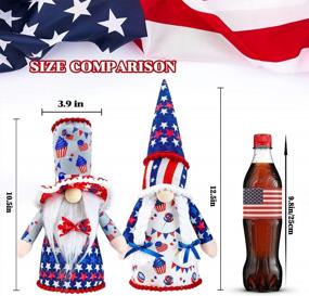 img 3 attached to Lovinland USA American Patriotic Gnomes Christmas Winter Gnomes Decorations Tomte Swedish Farmhouse Home Decor Gnomes Gifts For Women Men 4Th Of July Memorial Day Decorations