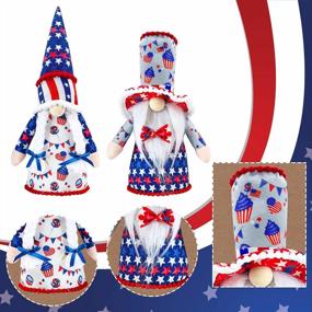 img 2 attached to Lovinland USA American Patriotic Gnomes Christmas Winter Gnomes Decorations Tomte Swedish Farmhouse Home Decor Gnomes Gifts For Women Men 4Th Of July Memorial Day Decorations