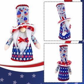 img 1 attached to Lovinland USA American Patriotic Gnomes Christmas Winter Gnomes Decorations Tomte Swedish Farmhouse Home Decor Gnomes Gifts For Women Men 4Th Of July Memorial Day Decorations