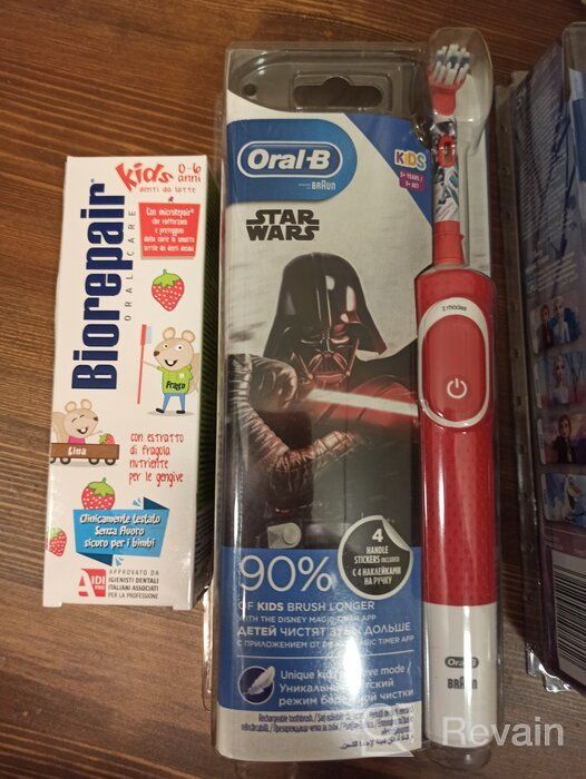 img 1 attached to Kids Electric Toothbrush: Oral-B Star Wars Edition, Suitable for Ages 3 and Up review by Kero Montes ᠌