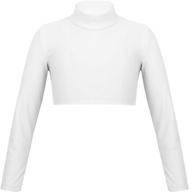 ranrann sleeves gymnastic dancewear self tied girls' clothing - tops, tees & blouses logo