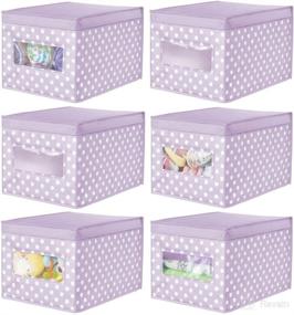 img 4 attached to 🧸 Efficient Stackable Storage Organizer for Kids' Nursery Furniture: MDesign Decorative Home Store