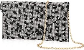 img 3 attached to Evening Clutch Handbag Bridal Wedding Women's Handbags & Wallets and Clutches & Evening Bags