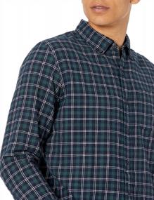 img 2 attached to Stay Cozy And Stylish With Goodthreads Men'S Flannel Shirt - Standard Fit And Long Sleeves