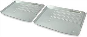 img 1 attached to Custom Fit Steel Cab Floor Pan For 1955-1957 Chevrolet Chevy All Models - Front Pair - HECASA Compatible