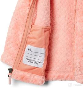 img 2 attached to 🔥 Columbia Girls' Fire Side Sherpa Full Zip: Stylish Comfort for All-day Outdoor Adventures